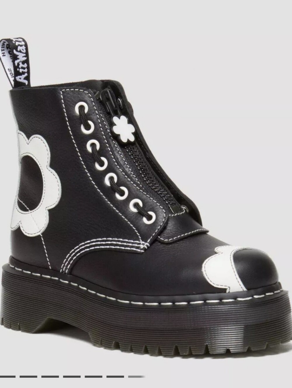 NEW!! Dr Martens Sinclair Flower Pisa Platform Boots. Size 8 - Picture 5 of 10